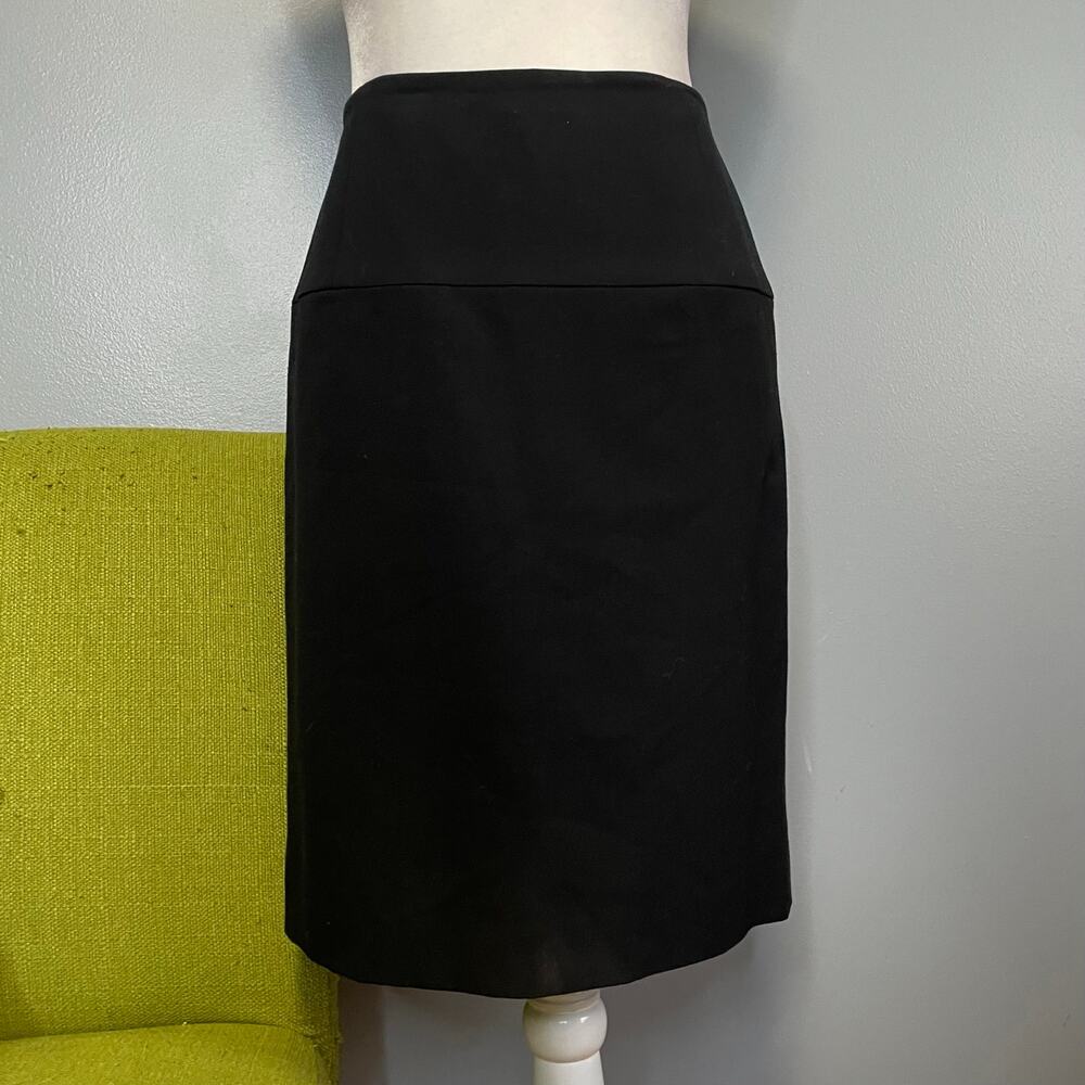 INC International Concepts Black Straight Pencil Skirt 4